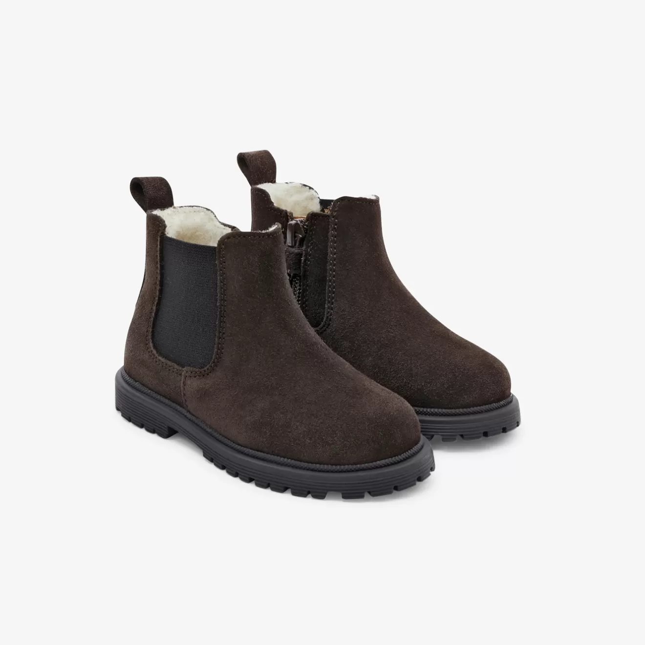 BOY Jacadi Ankle Boots | Baby boy Chelsea boots with fur