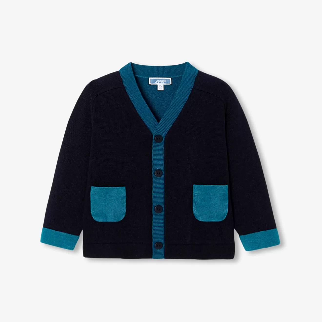 BOY Jacadi Sweaters, Sweatshirts And Cardigans | Baby boy color block cardigan