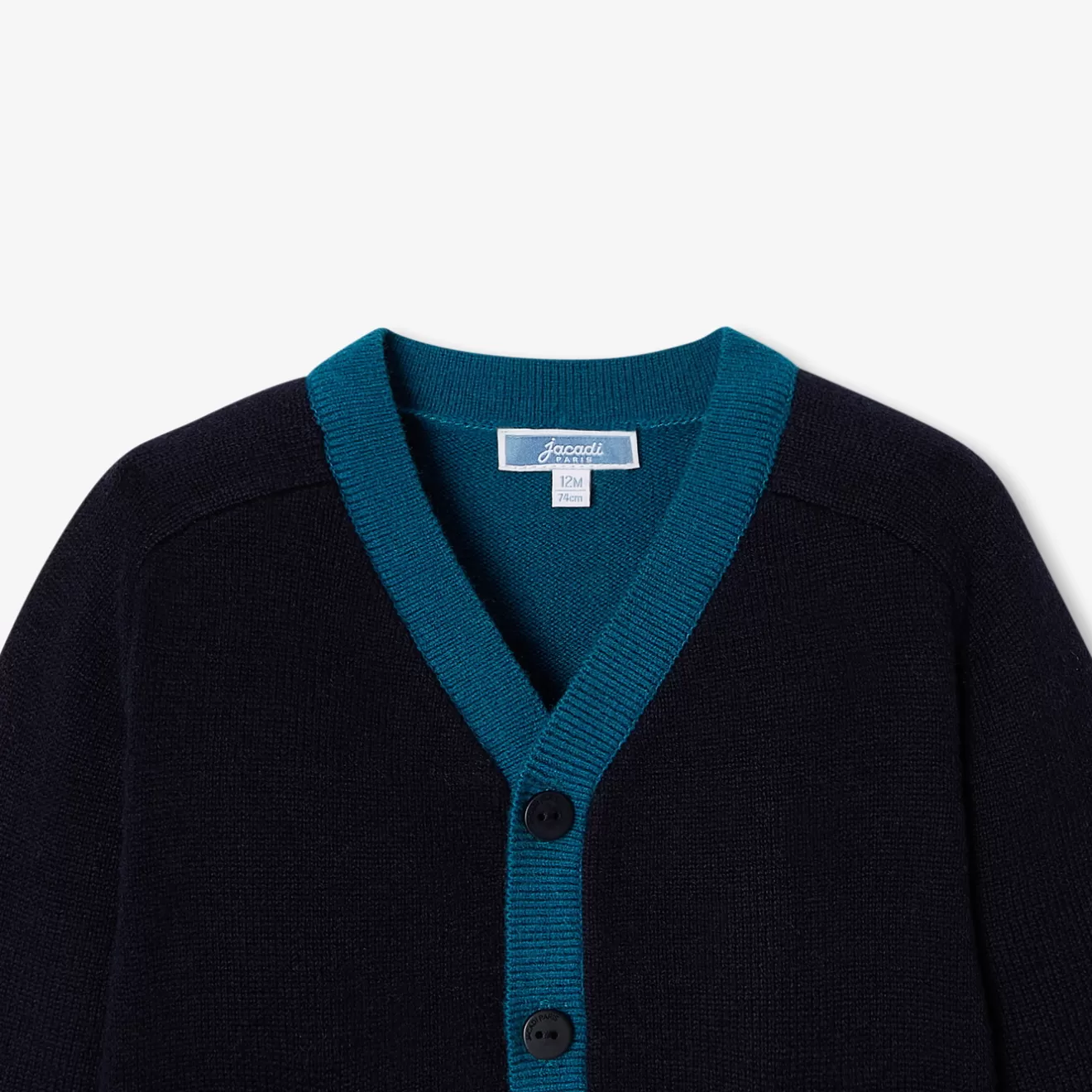 BOY Jacadi Sweaters, Sweatshirts And Cardigans | Baby boy color block cardigan