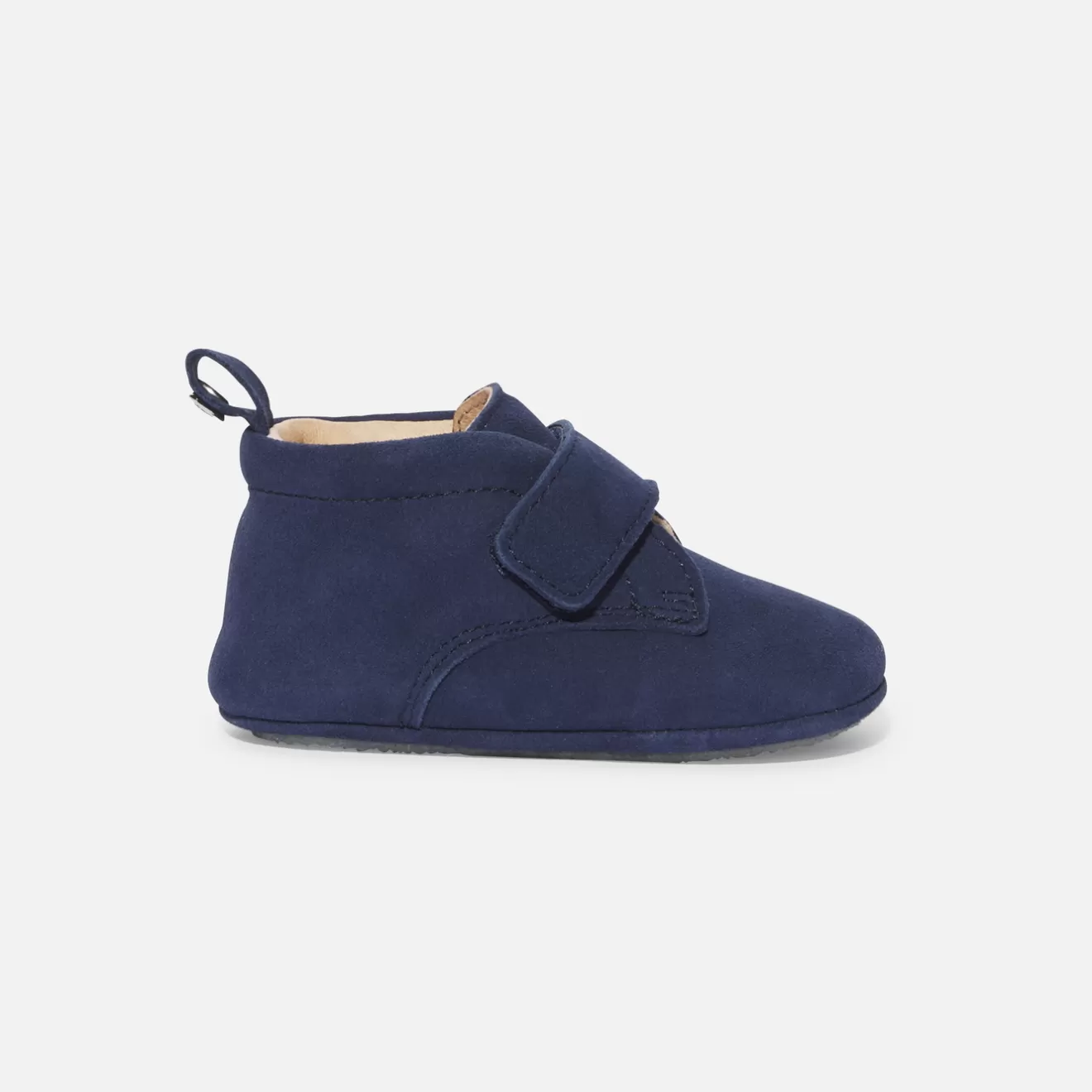BOY Jacadi Slippers | Soft Leather Slippers | Baby boy leather slippers