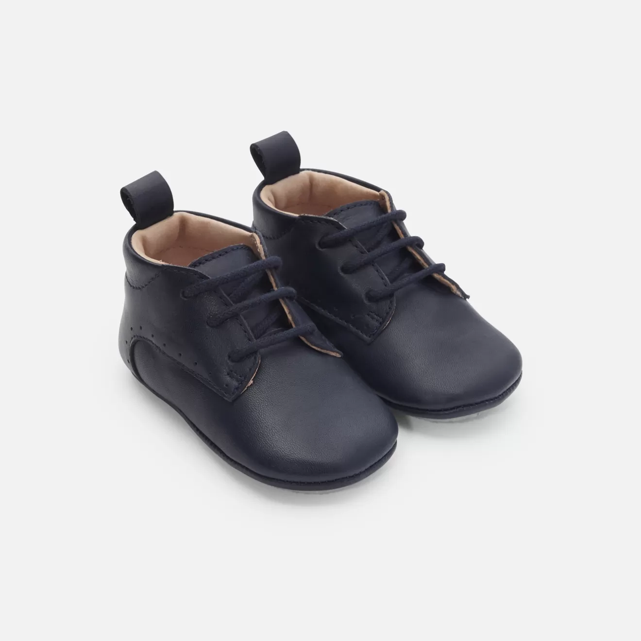 BOY Jacadi Slippers | Soft Leather Slippers | Baby boy leather slippers