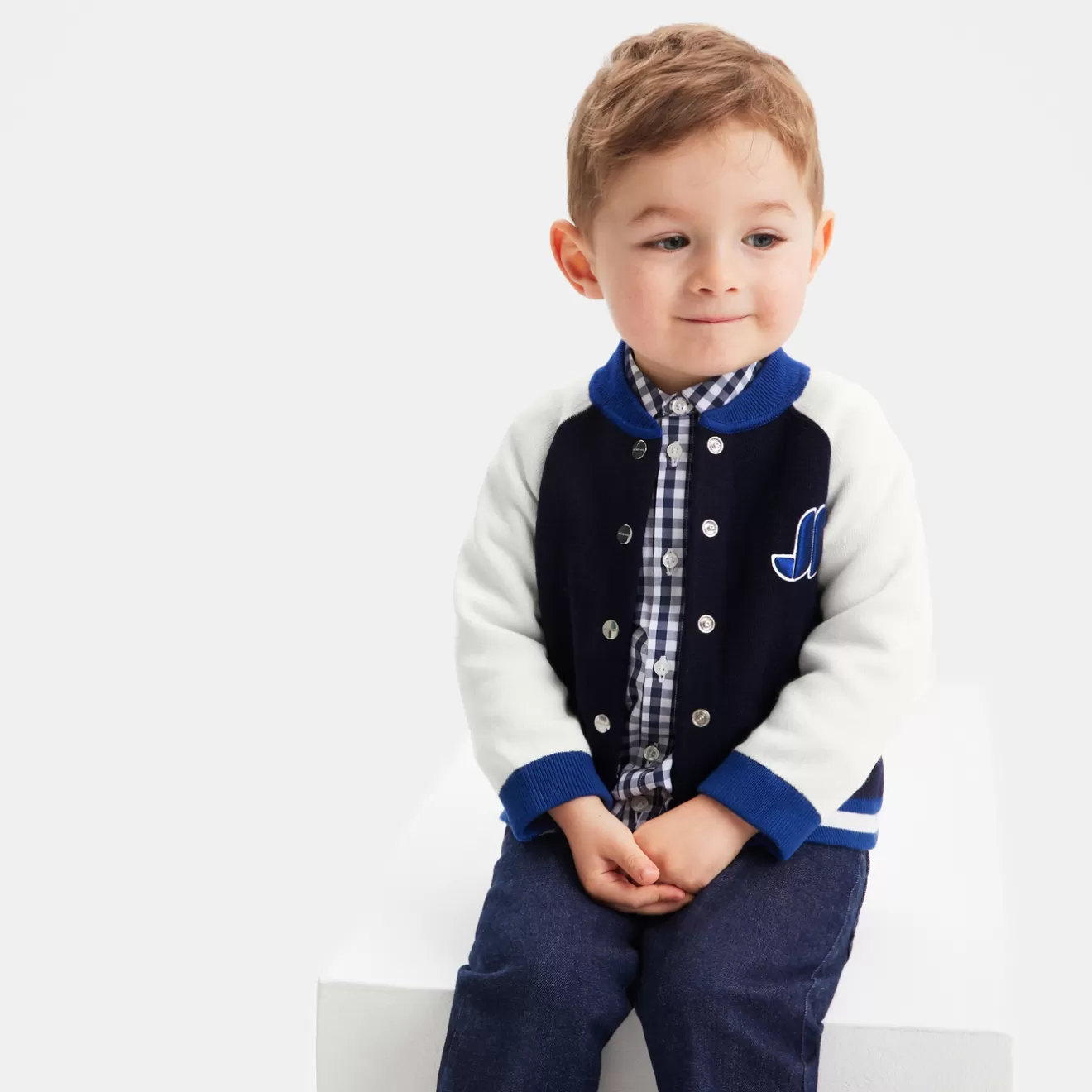 BOY Jacadi Sweaters, Sweatshirts And Cardigans | Baby boy Teddy cardigan