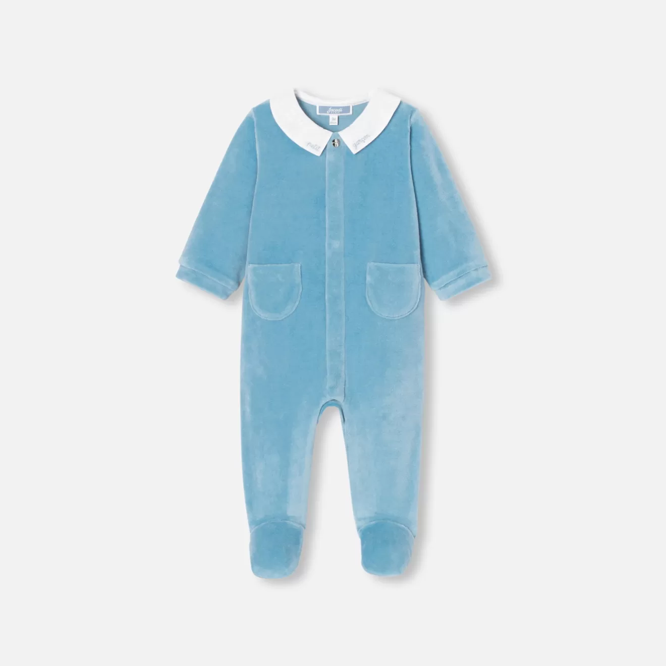 BOY Jacadi Pajamas | Baby boy velvet pajamas