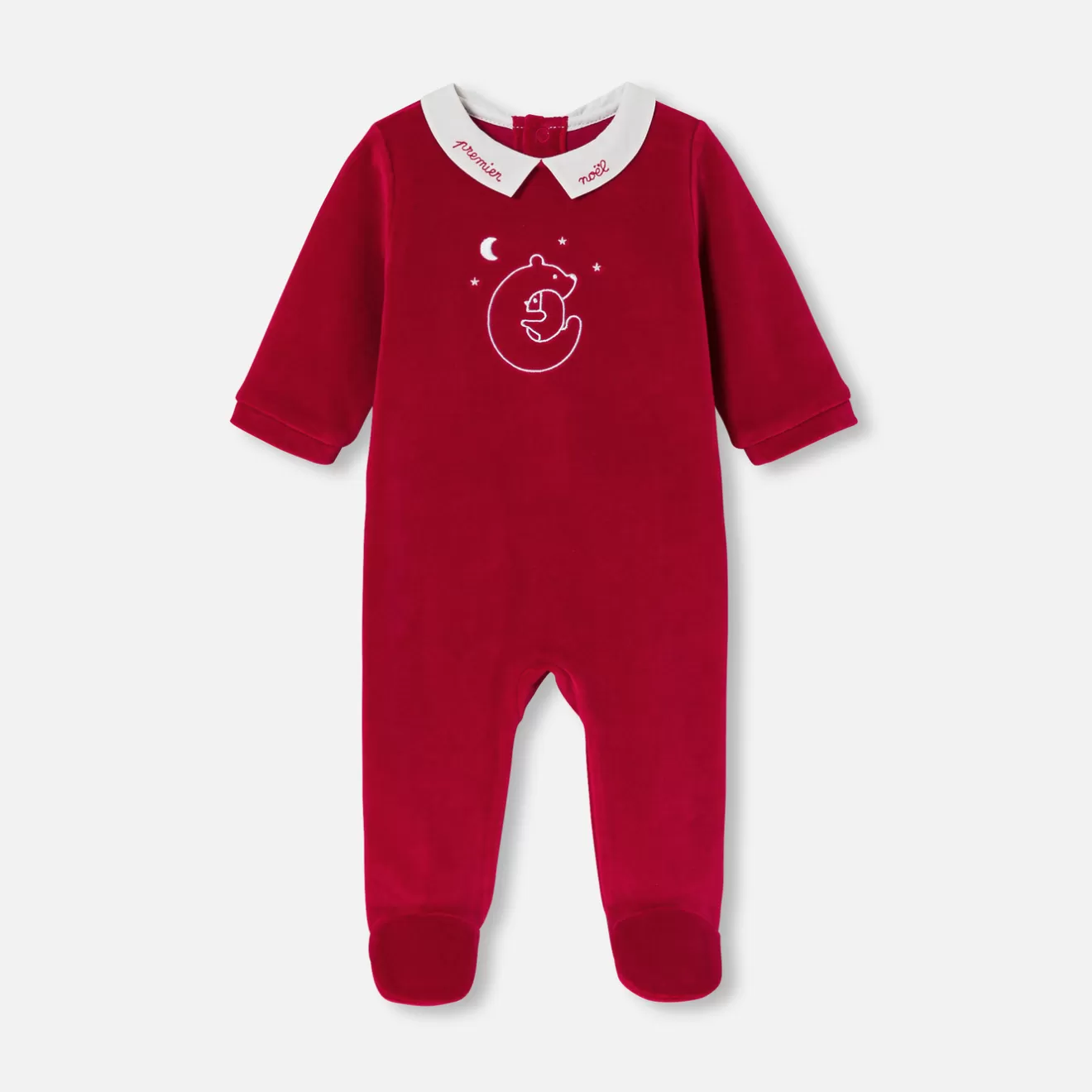 BOY Jacadi Pajamas | Baby Christmas velvet pajamas