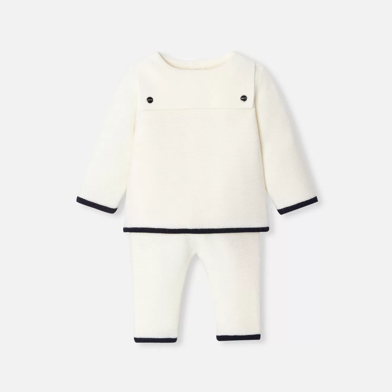 Jacadi Bloomers, Overalls And Sets | Baby garter stitch set