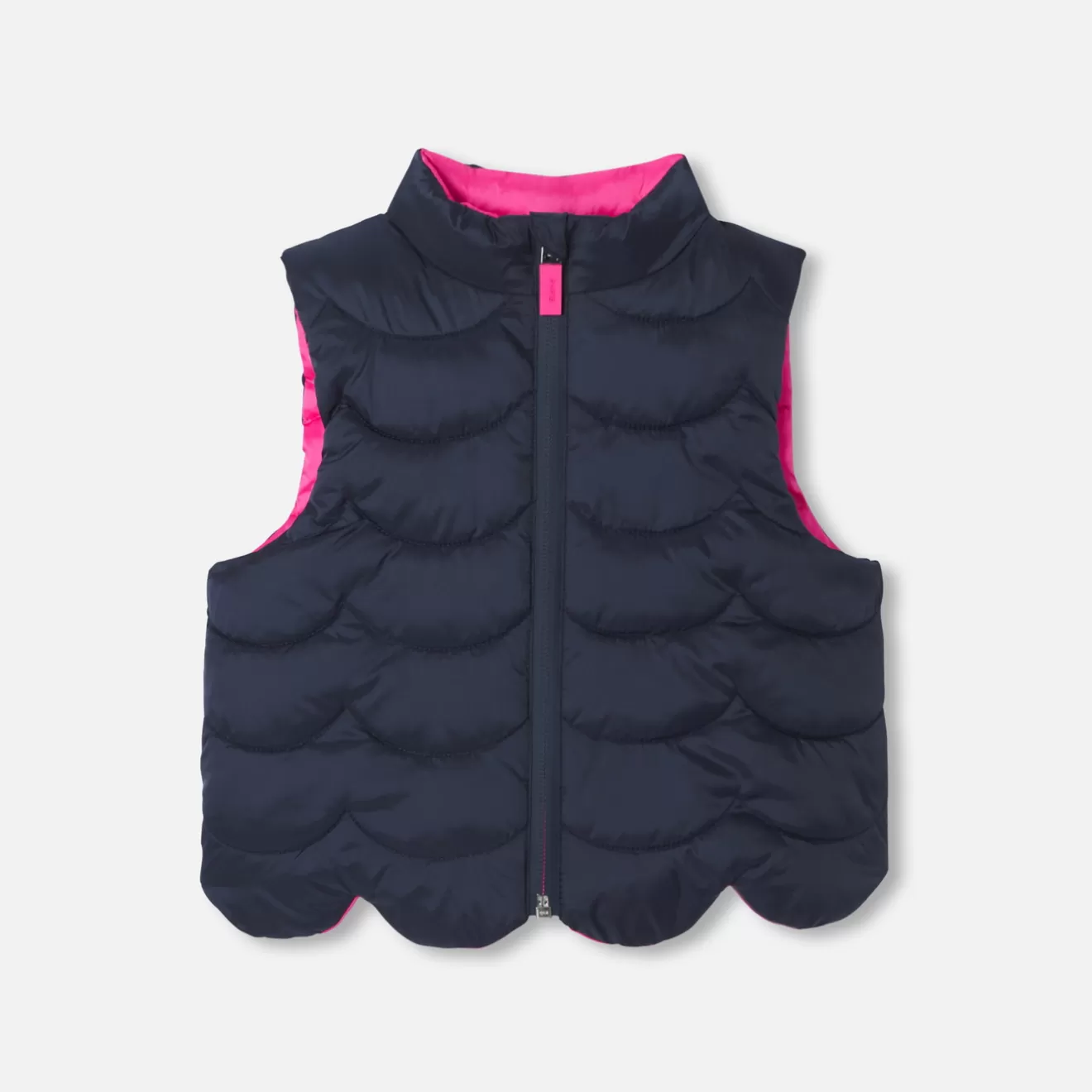 Jacadi Coats And Outerwear | Toddler Coats & Puffer Jackets | Baby girl reversible sleeveless padded jacket