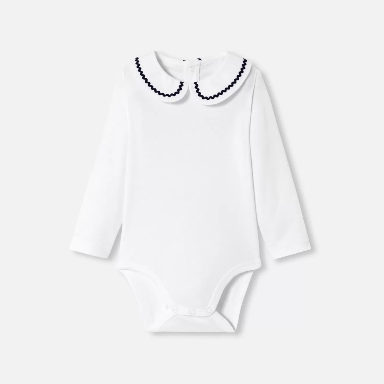 Jacadi Bodysuits | Baby girl bodysuit with fancy collar