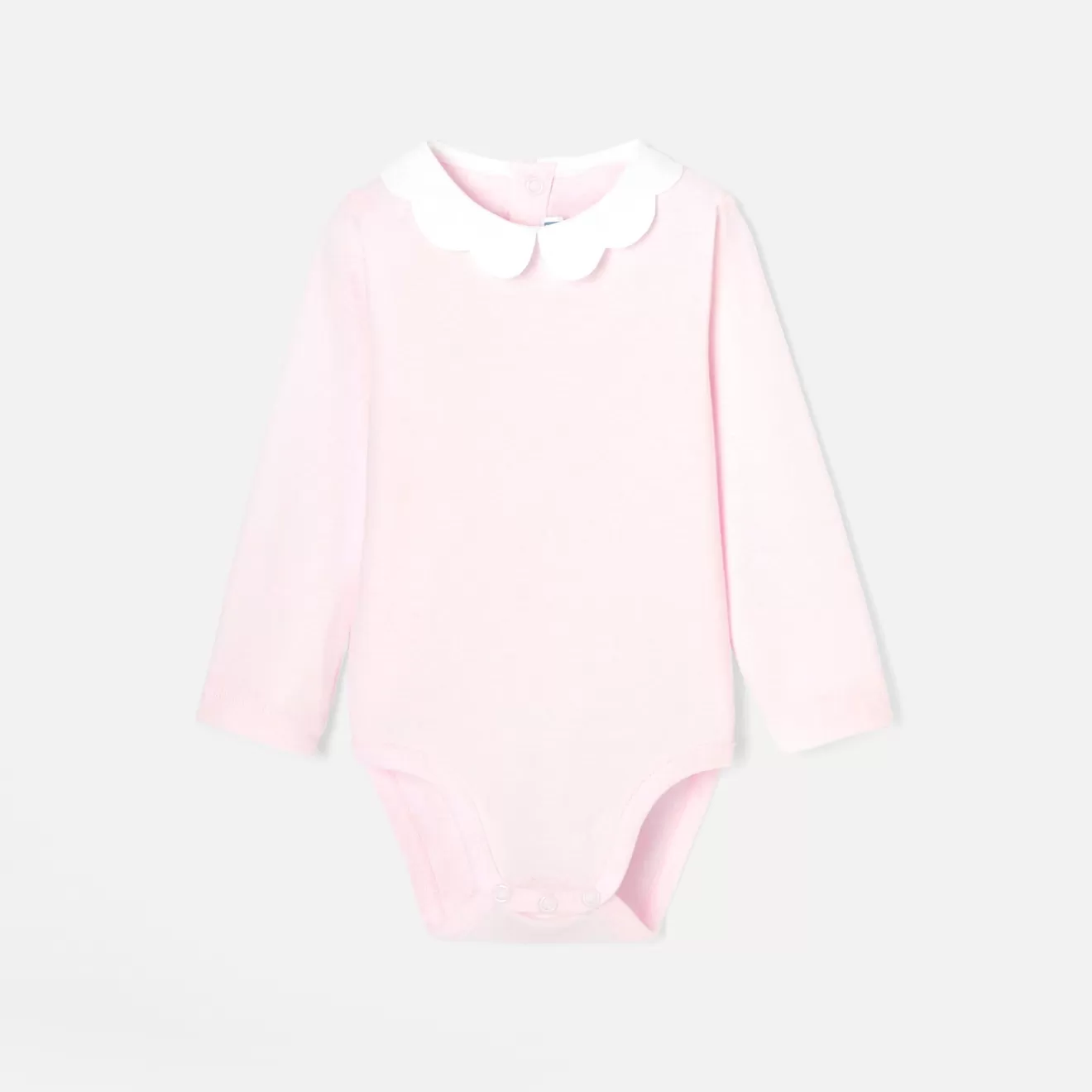Jacadi Bodysuits | Baby girl bodysuit with scalloped collar