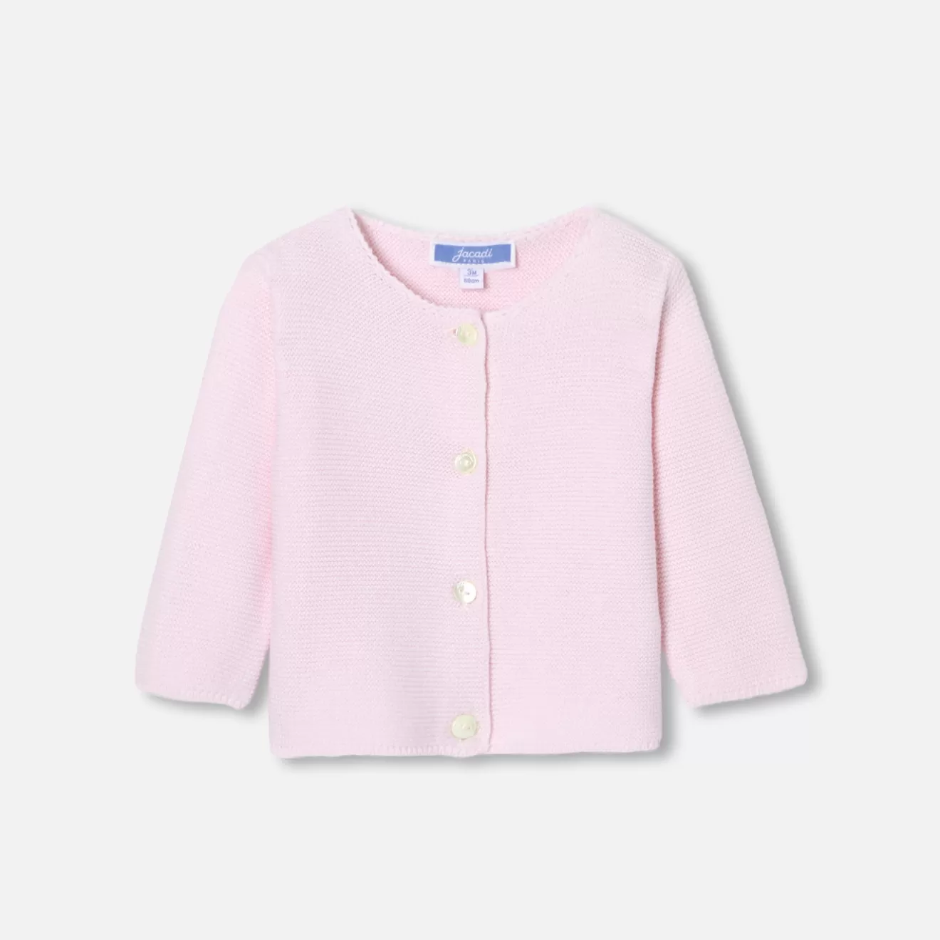 Jacadi Jumpers, Sweatshirts And Cardigans | Baby girl cardigan in garter stitch