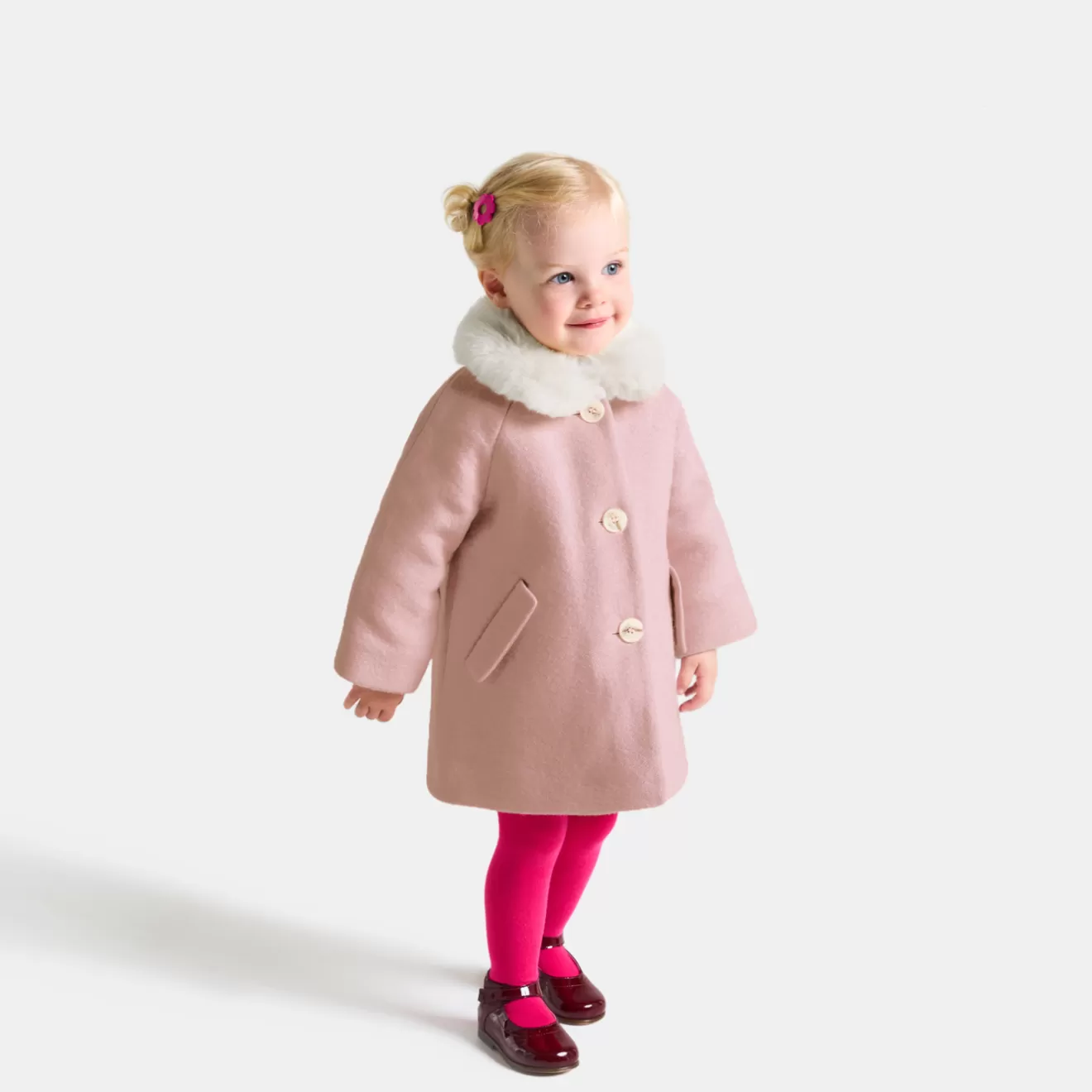 Jacadi Coats And Outerwear | Toddler Coats & Puffer Jackets | Baby girl coat in wool cloth