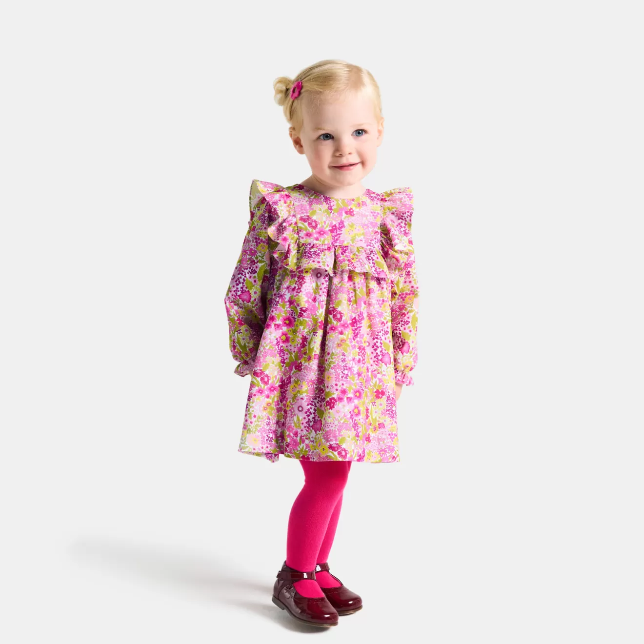 Jacadi Dresses | Baby girl dress in velvet Liberty fabric