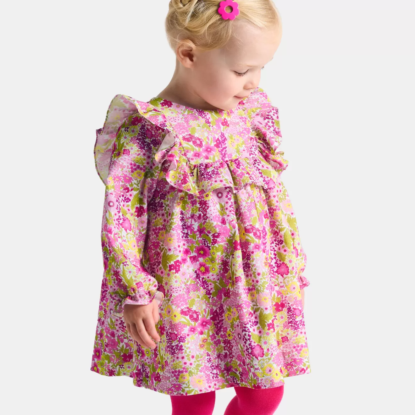 Jacadi Dresses | Baby girl dress in velvet Liberty fabric