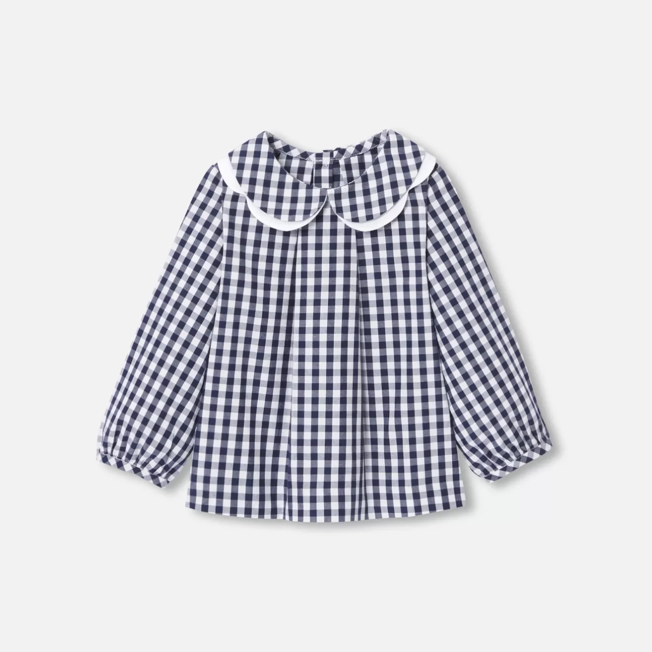 Jacadi Blouses | Baby girl gingham blouse