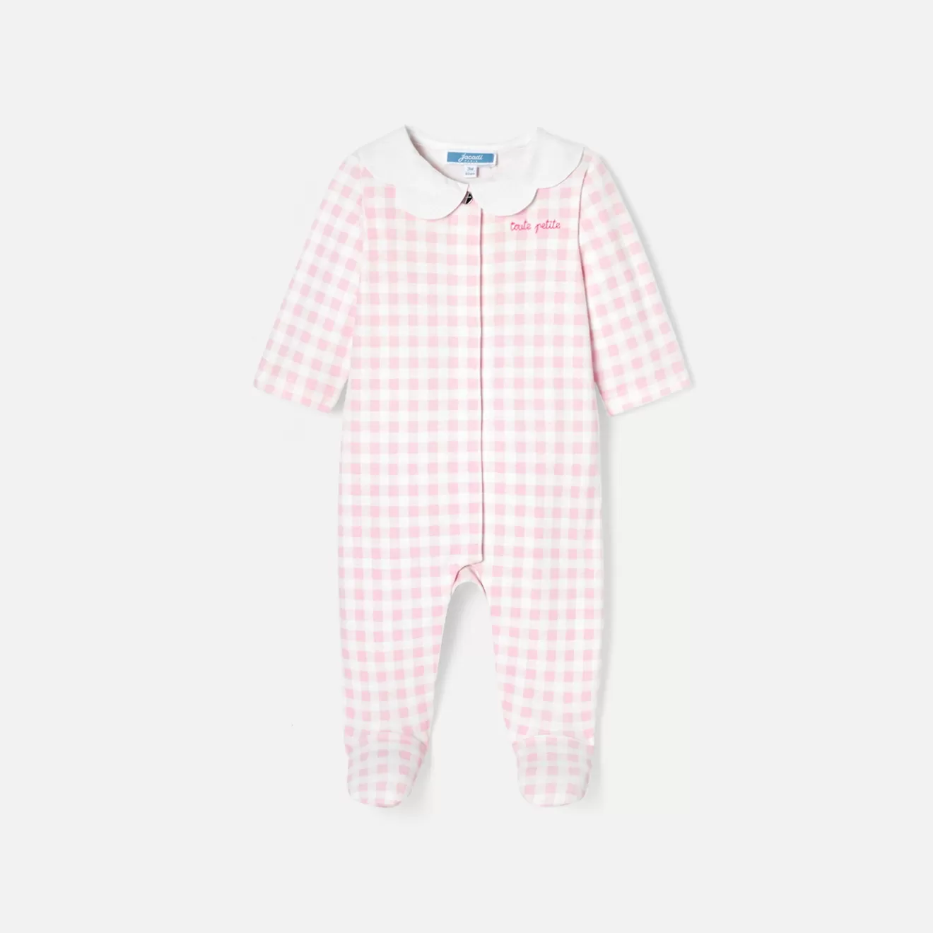 Jacadi Pajamas | Baby girl gingham print pyjamas
