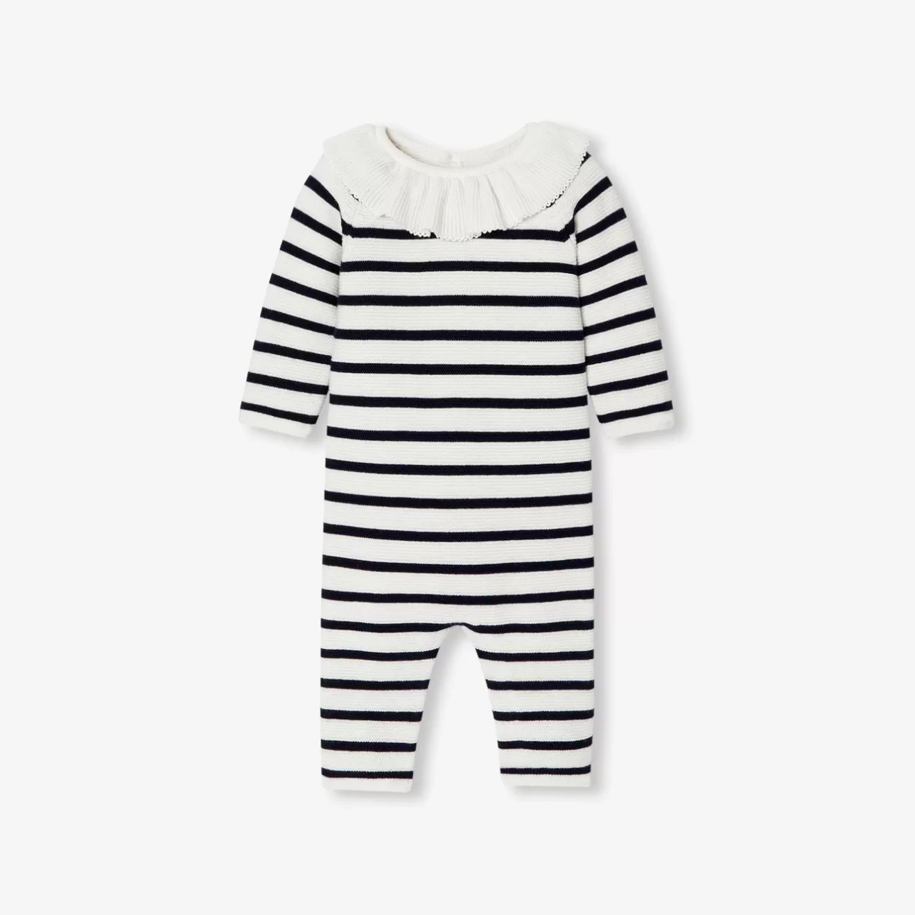 Jacadi Bloomers, Overalls And Sets | Baby girl jumpsuit in garter stitch