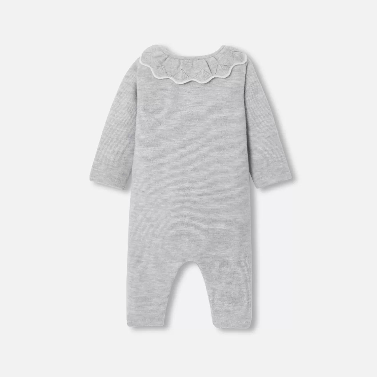 Jacadi Bloomers, Overalls And Sets | Baby girl jumpsuit in garter stitch