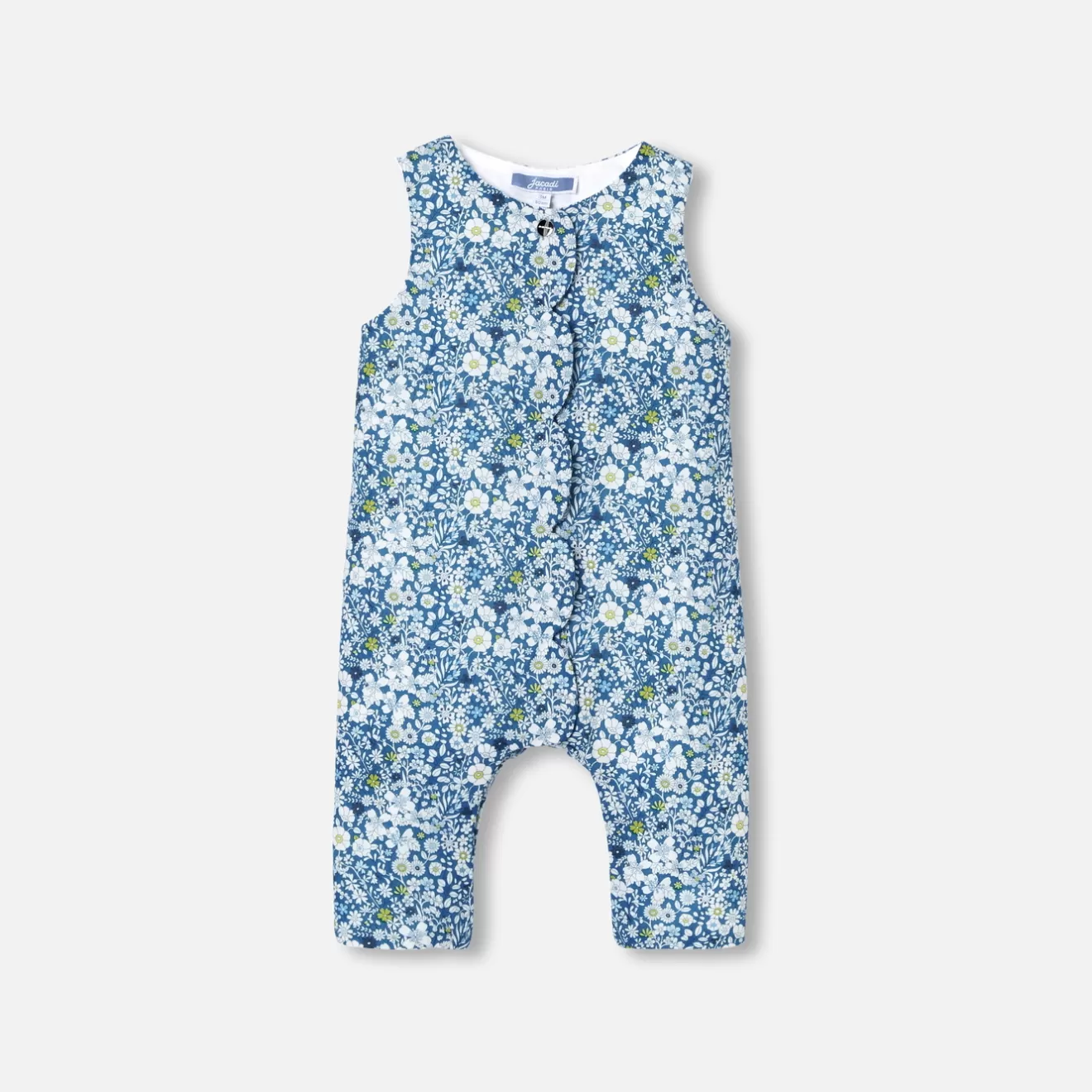 Jacadi Bloomers, Overalls And Sets | Baby girl jumpsuit in Liberty fabric