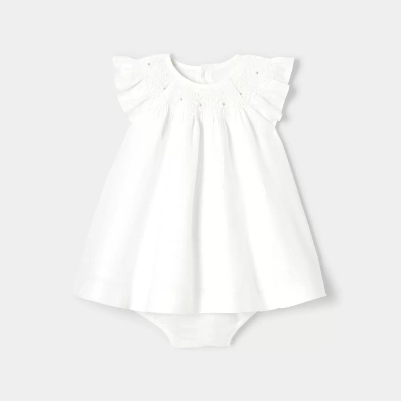 baby_girl_linen_ceremony_dress_3.webp Jacadi Dresses | Baby girl linen ceremony dress