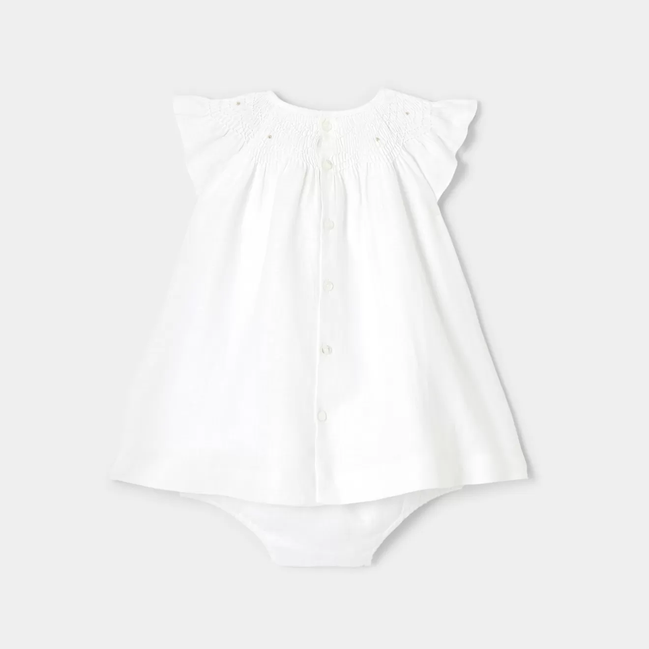 baby_girl_linen_ceremony_dress_4.webp Jacadi Dresses | Baby girl linen ceremony dress