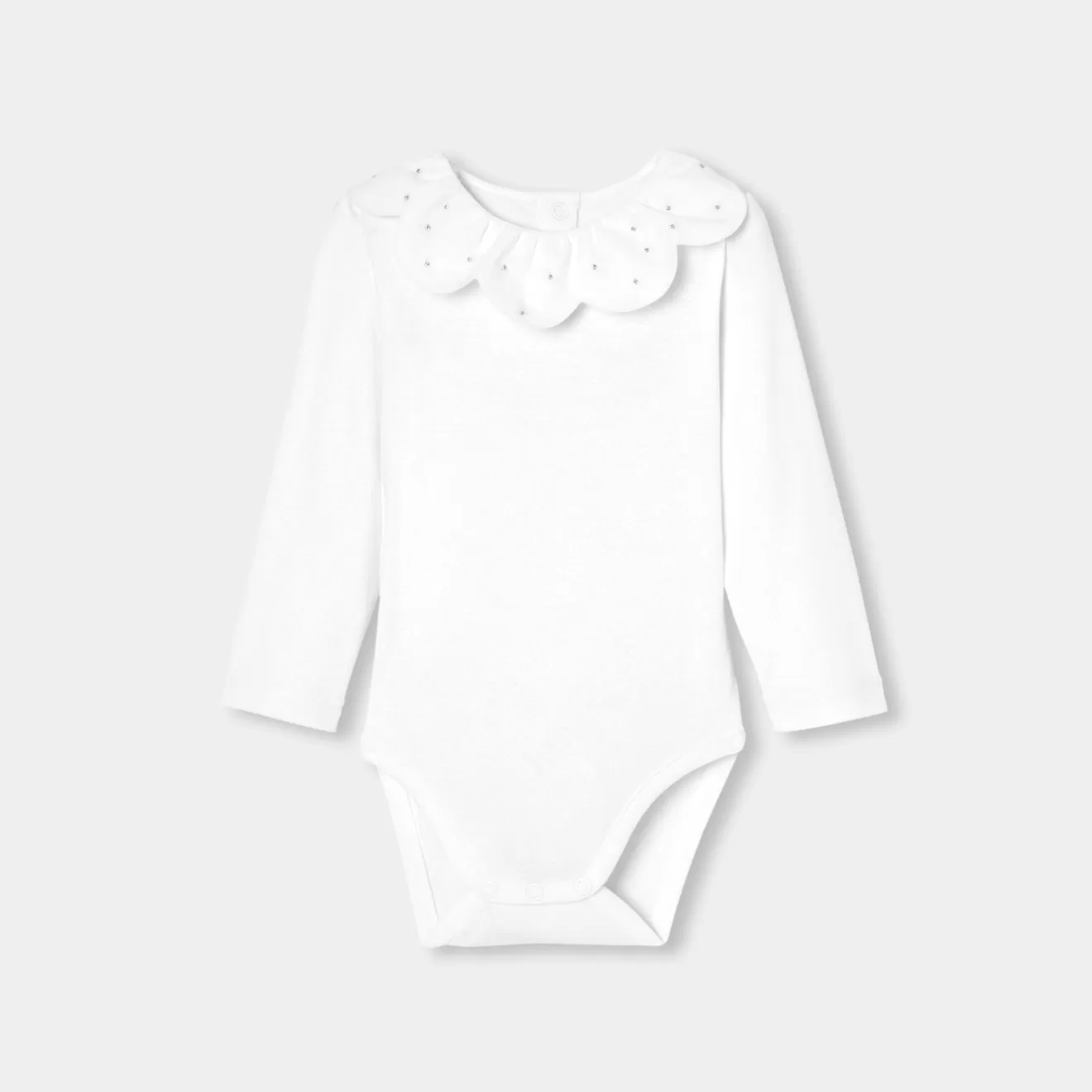 Jacadi Bodysuits | Baby girl long-sleeved bodysuit