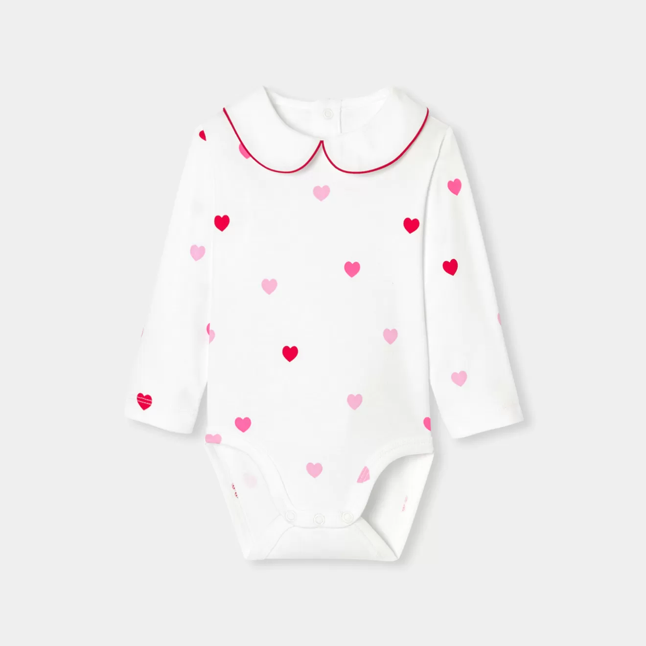 Jacadi Bodysuits | Baby girl long-sleeved bodysuit