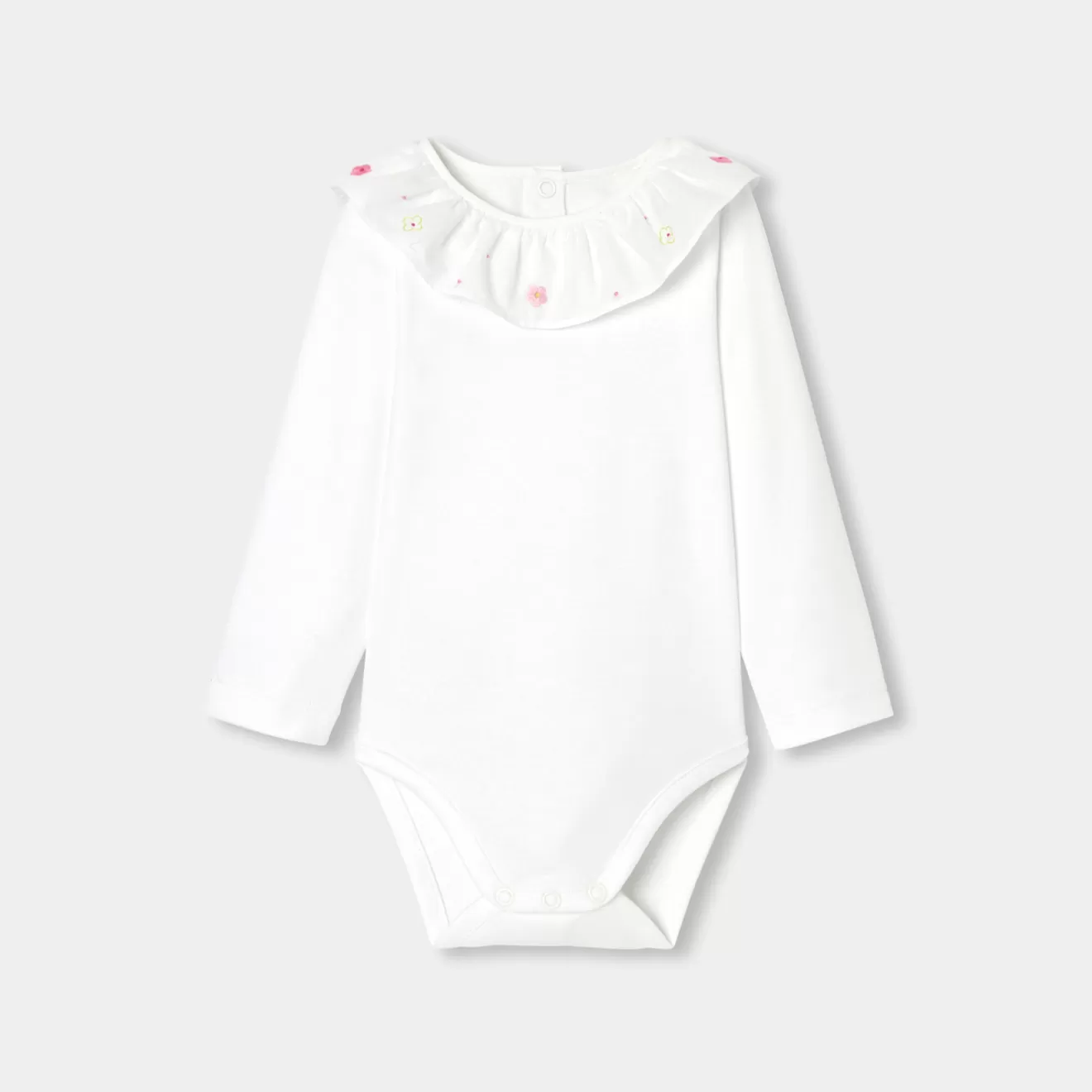 Jacadi Bodysuits | Baby girl long-sleeved bodysuit