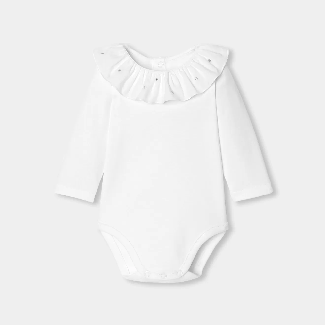Jacadi Bodysuits | Baby girl long-sleeved bodysuit