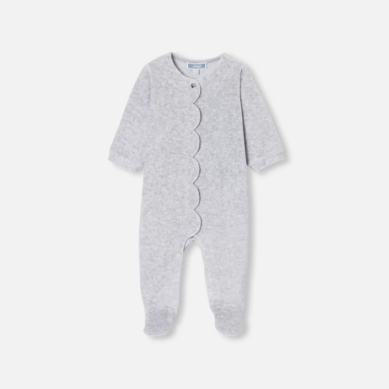 Jacadi Pajamas | Baby girl pajamas in velvet bouclette