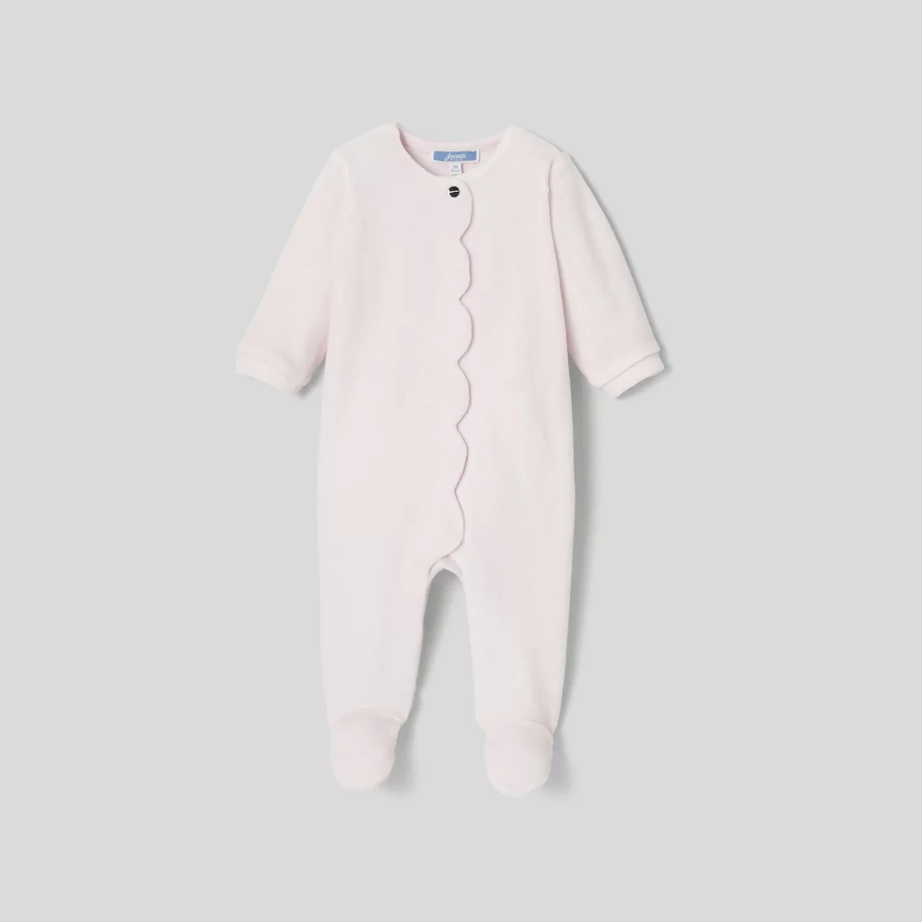 Jacadi Pajamas | Baby girl pyjamas in velvet bouclette