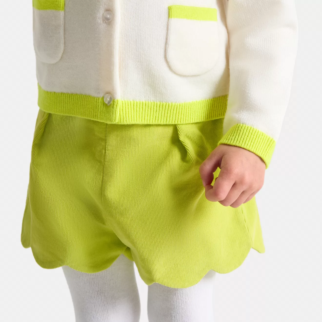 Jacadi Pants And Shorts | Baby girl shorts in velvet