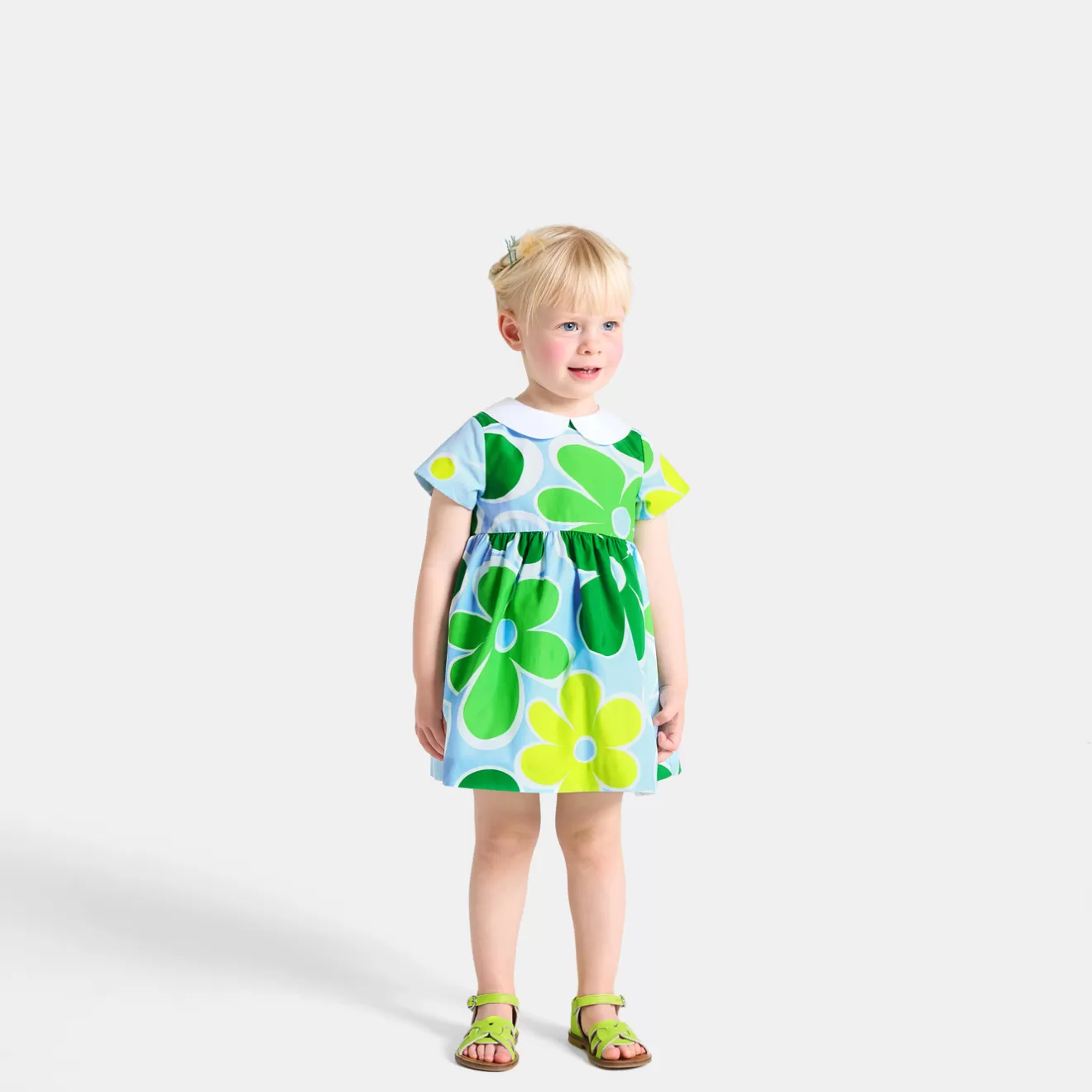 Jacadi Dresses | Baby girl short-sleeved dress