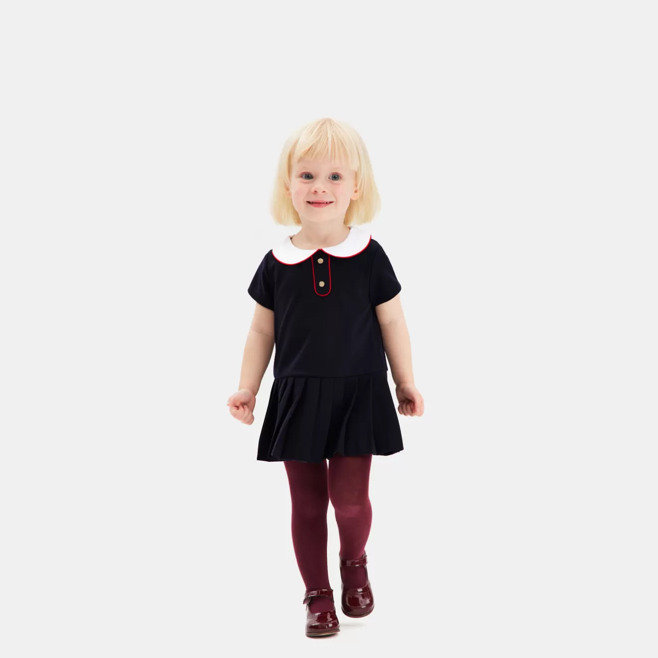 Jacadi Dresses | Baby girl short-sleeved dress