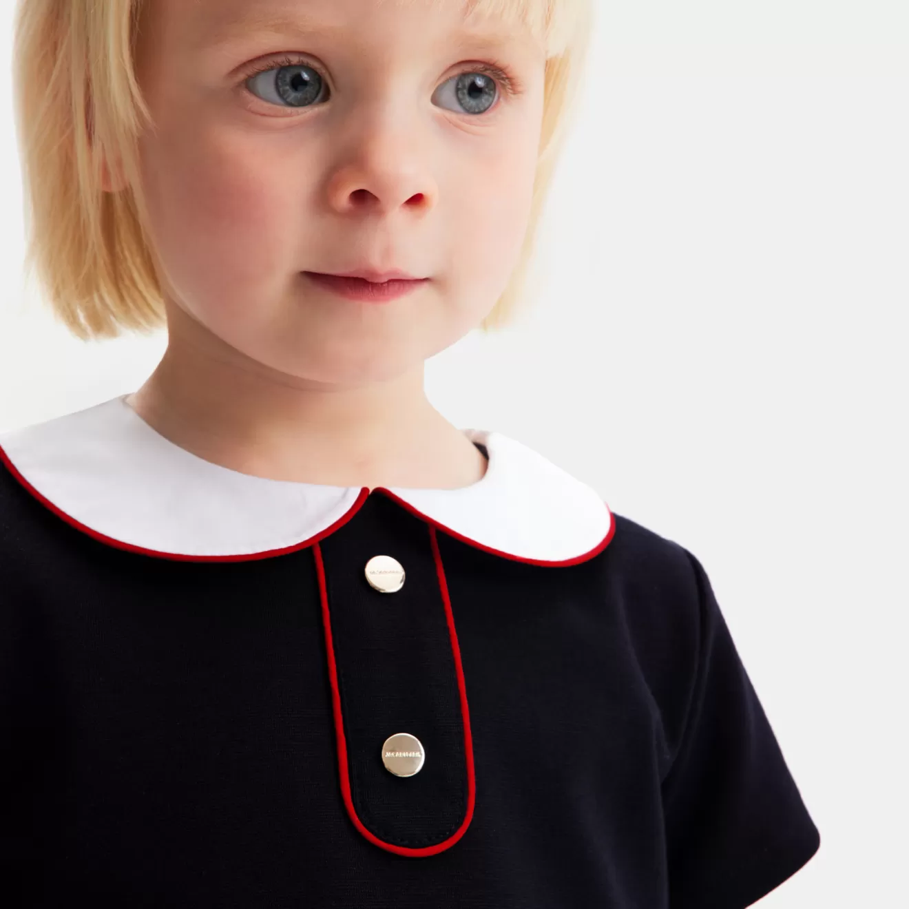 Jacadi Dresses | Baby girl short-sleeved dress