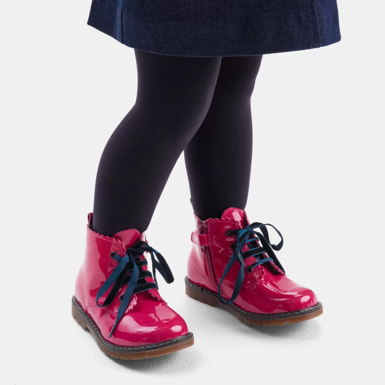 Jacadi Ankle & Lined Boots | Baby girl smooth leather booties