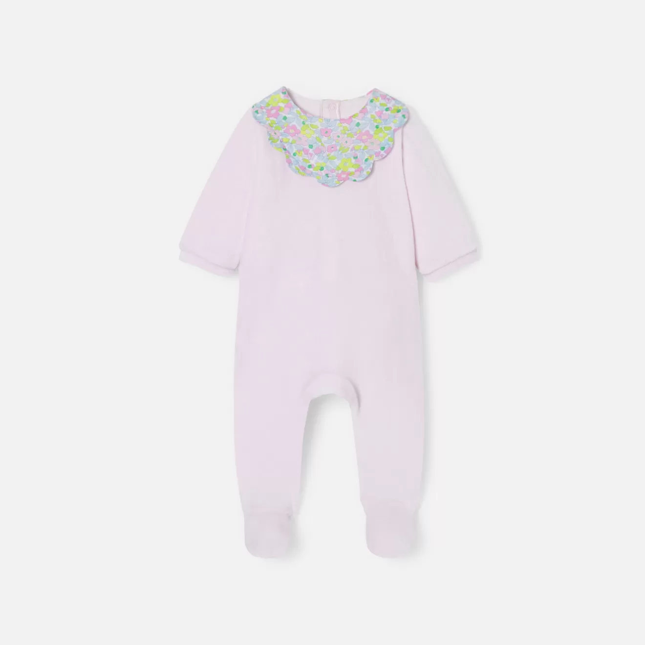 Jacadi Pajamas | Baby girl velvet pajamas