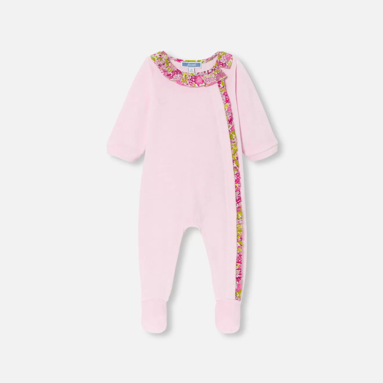 Jacadi Pajamas | Baby girl velvet pajamas