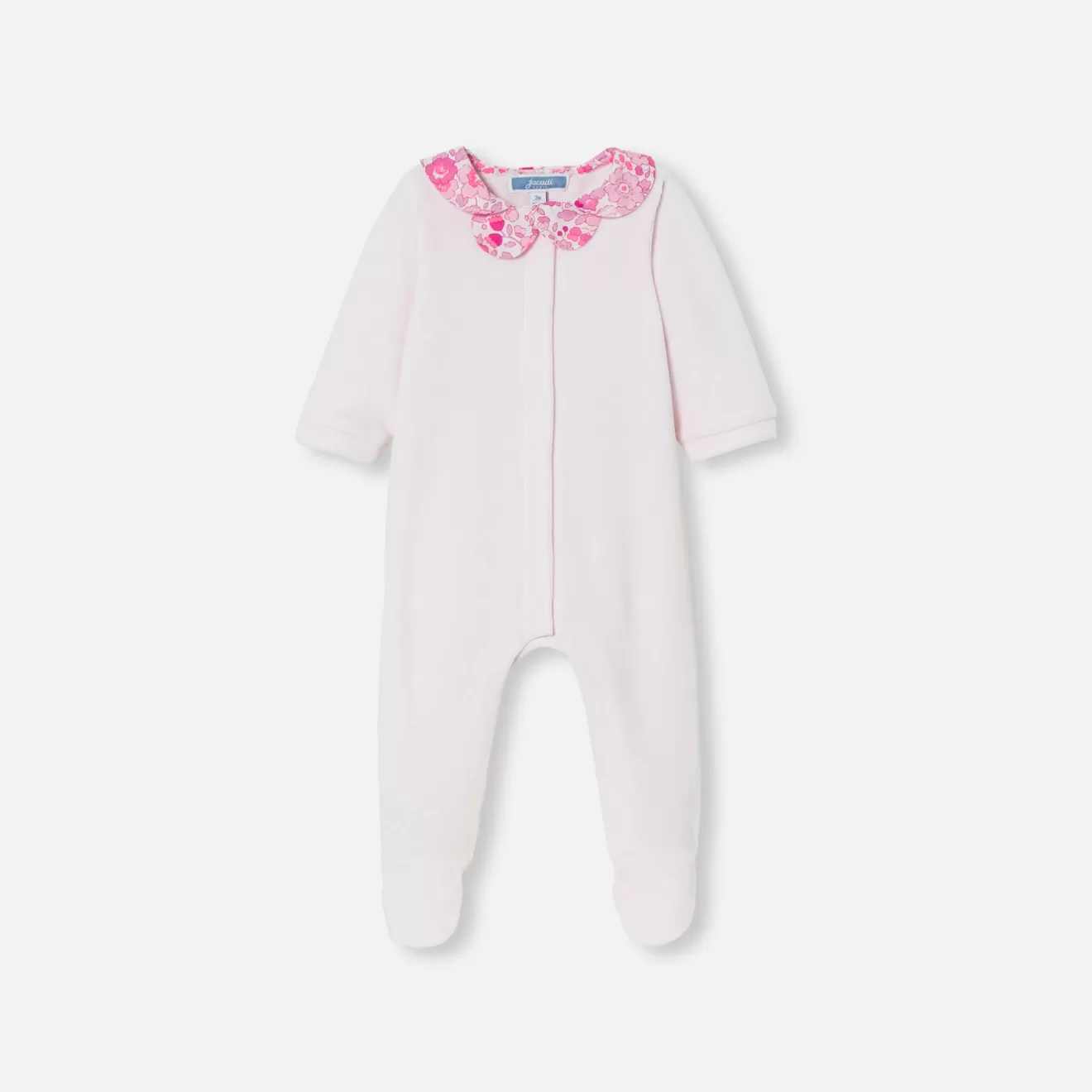 Jacadi Pajamas | Baby girl velvet pajamas