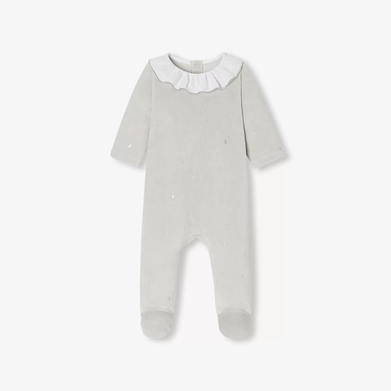 Jacadi Pajamas | Baby girl velvet pajamas