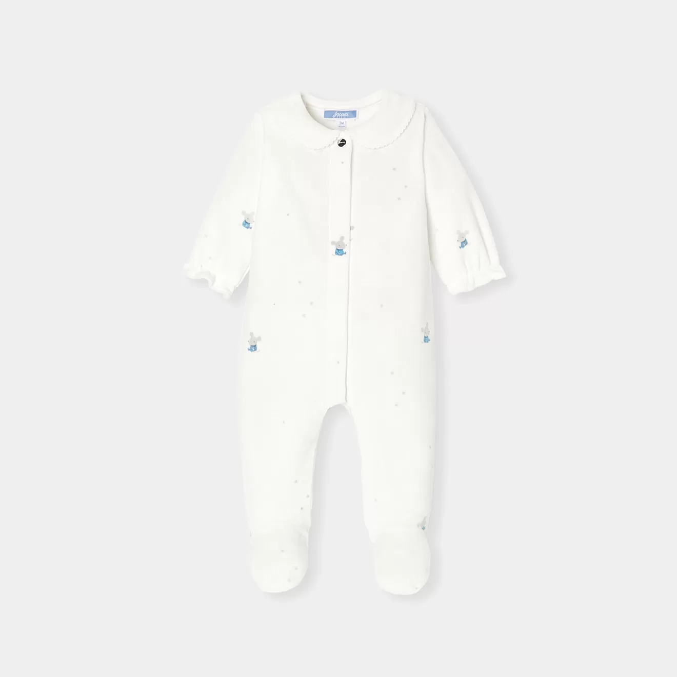 Jacadi Pajamas | Baby girl velvet pajamas