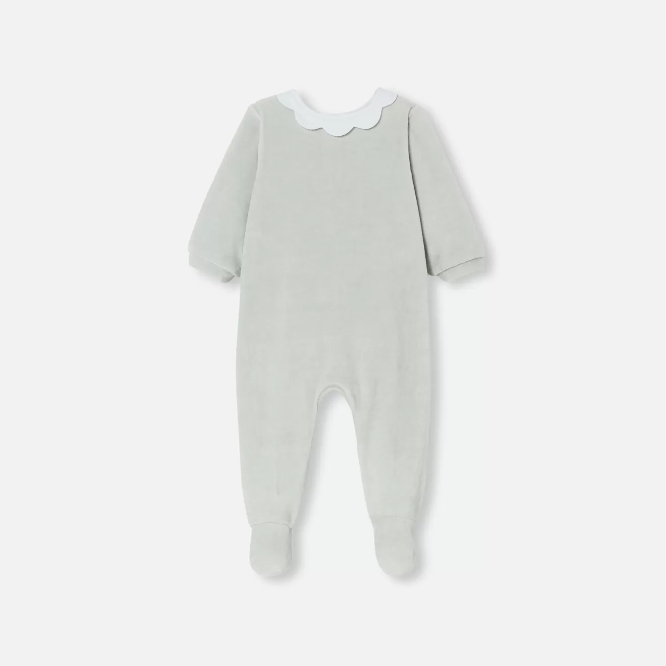 Jacadi Pajamas | Baby girl velvet pajamas