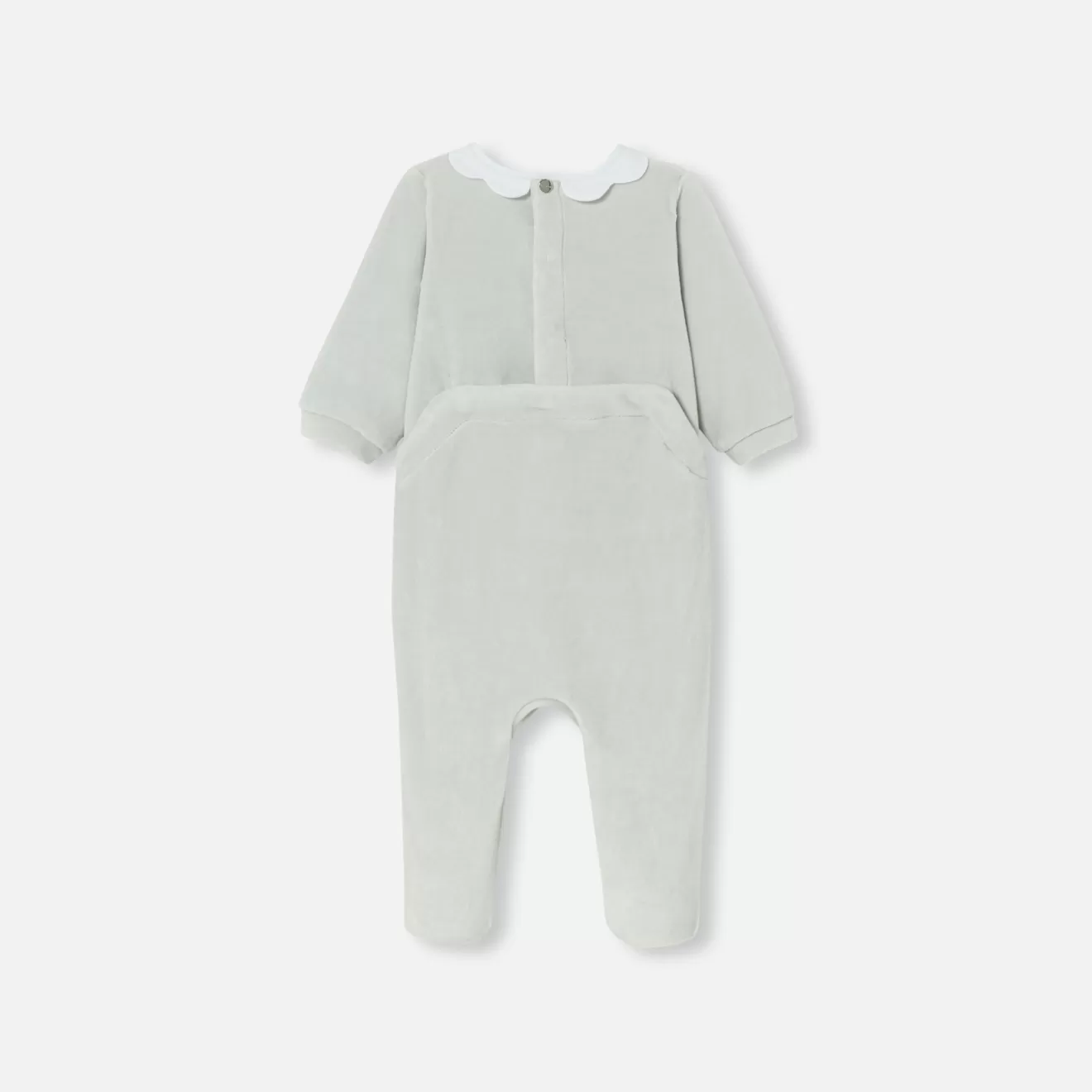 Jacadi Pajamas | Baby girl velvet pajamas