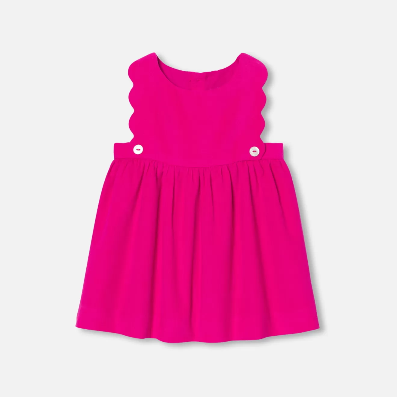 Jacadi Dresses | Baby girl velvet pinafore dress