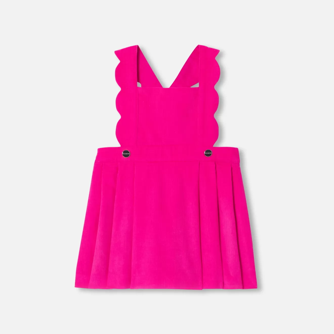 Jacadi Dresses | Baby girl velvet pinafore dress