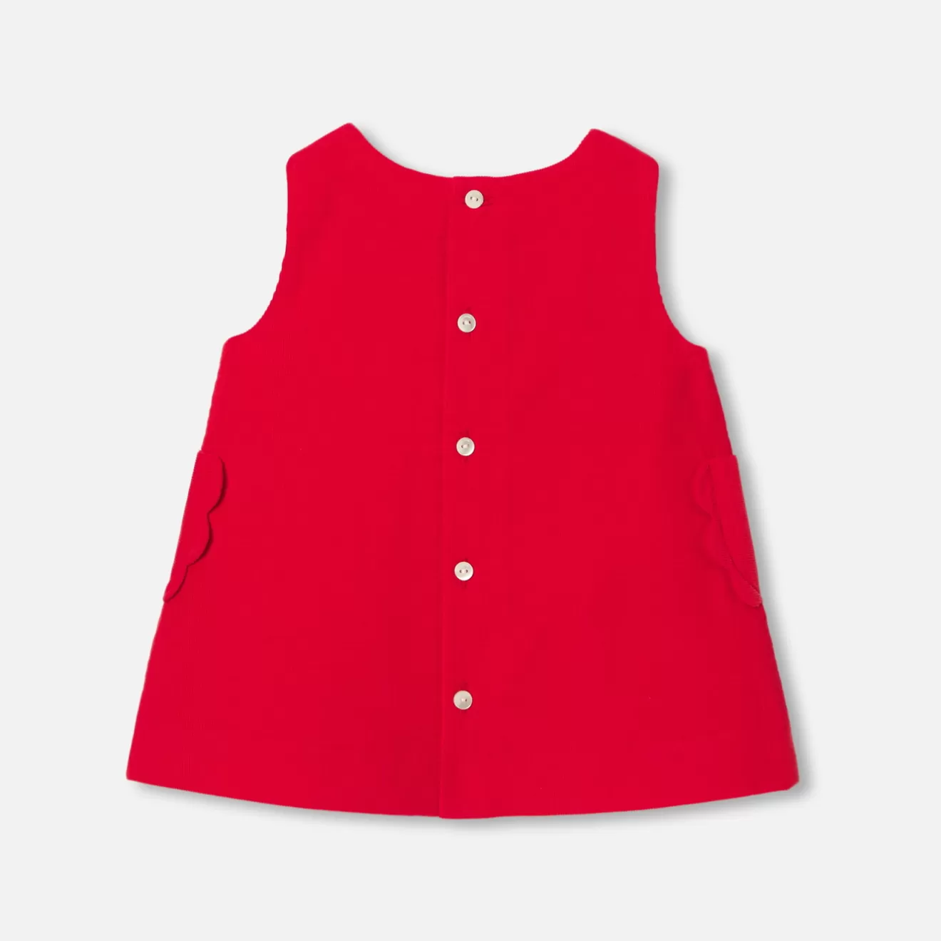 Jacadi Dresses | Baby girl velvet pinafore dress