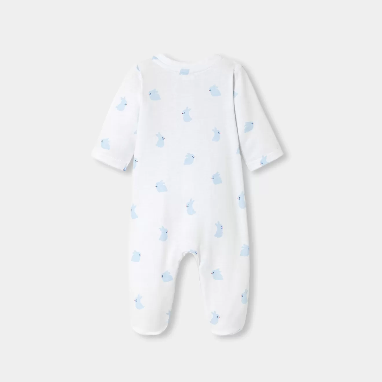 BOY Jacadi Pajamas | Baby pajamas in fleece with a bunny pattern