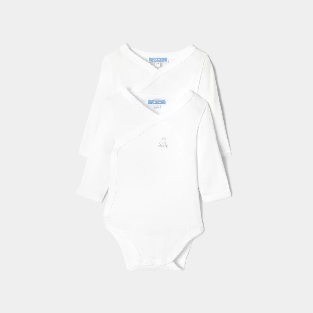 Jacadi Bodysuits | Baby set of 2 long-sleeved bodysuits