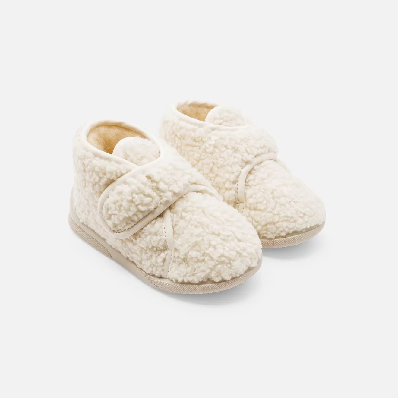 BOY Jacadi Slippers | Slippers | Baby sherpa slippers