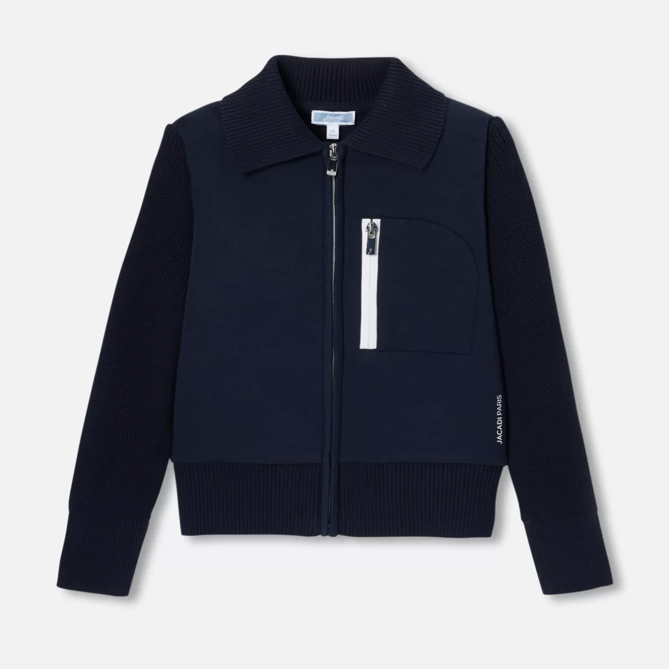 BOY Jacadi Sweaters, Sweatshirts And Cardigans | Boy bi-material cardigan