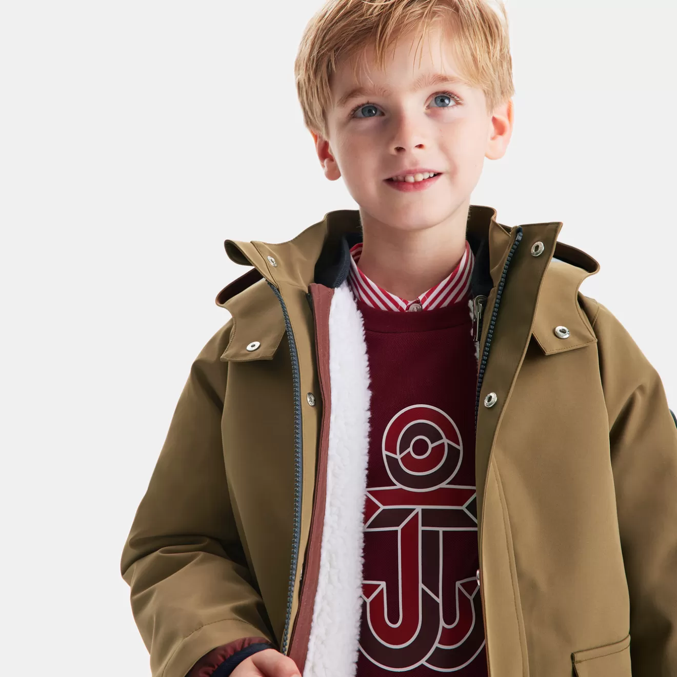 BOY Jacadi Coats And Outerwear | Boy Coats & Puffer Jackets | Boy 3-in-1 parka