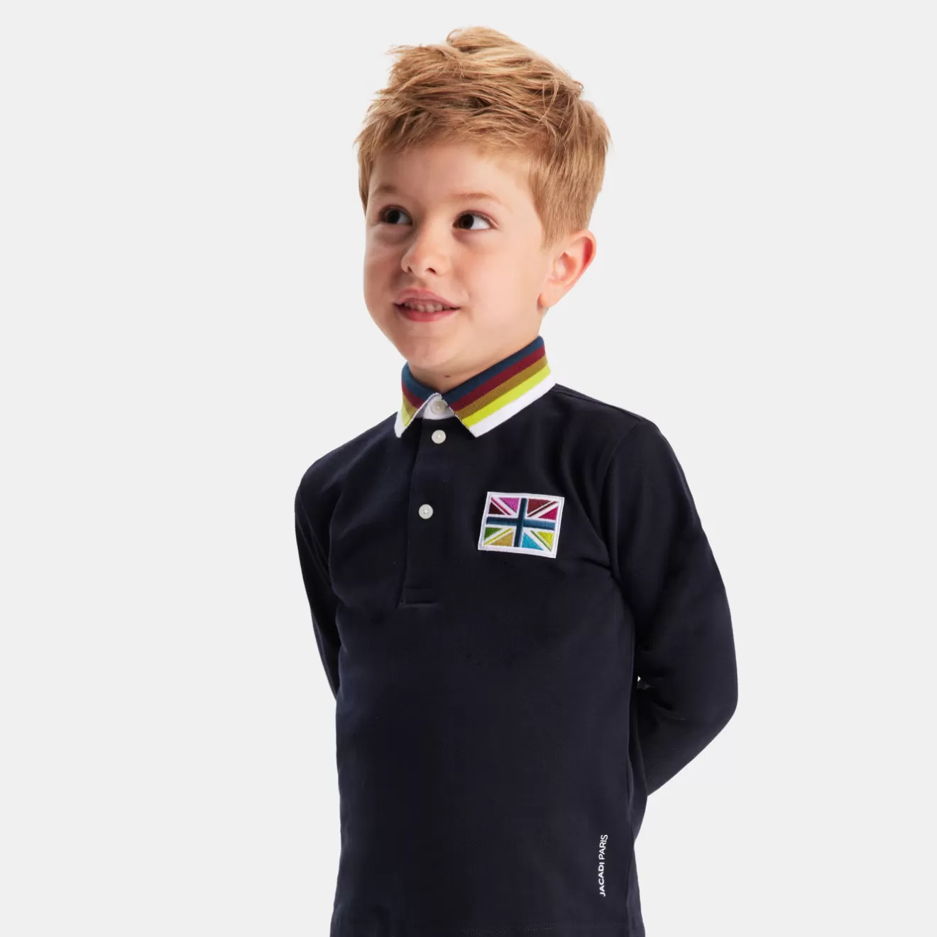 BOY Jacadi T-Shirts And Polo Shirts | Boy long-sleeved polo